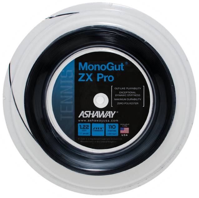 Bobine Cordage Tennis 110m Ashaway Monogut ZX Pro 1,22mm