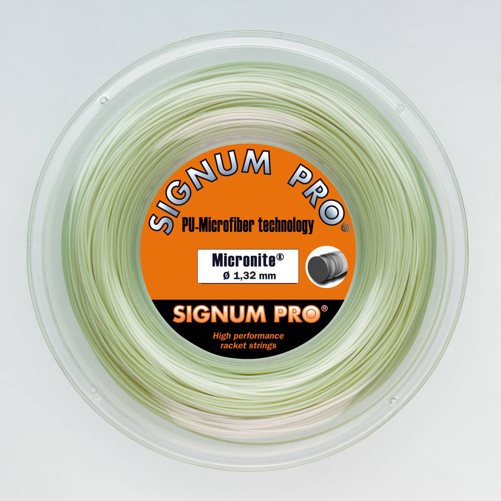 Bobine de cordage de tennis signum pro micronite 132mm naturel