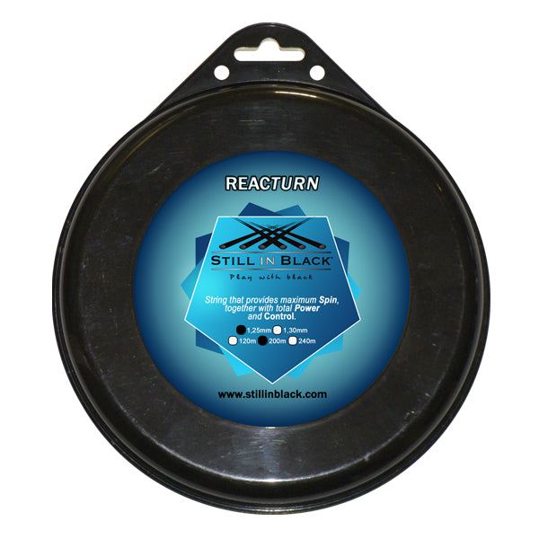 Bobine de cordage de tennis stillinblack reacturn 1 25mm bleu