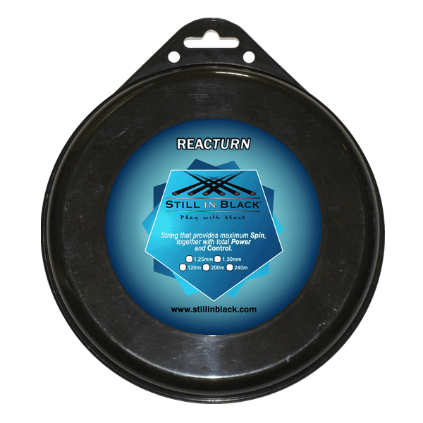 Bobine de cordage de tennis stillinblack reacturn 1 30mm bleu