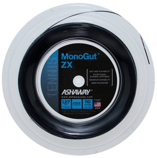 Bobine Cordage Tennis 110m Ashaway Monogut ZX 1,27mm 