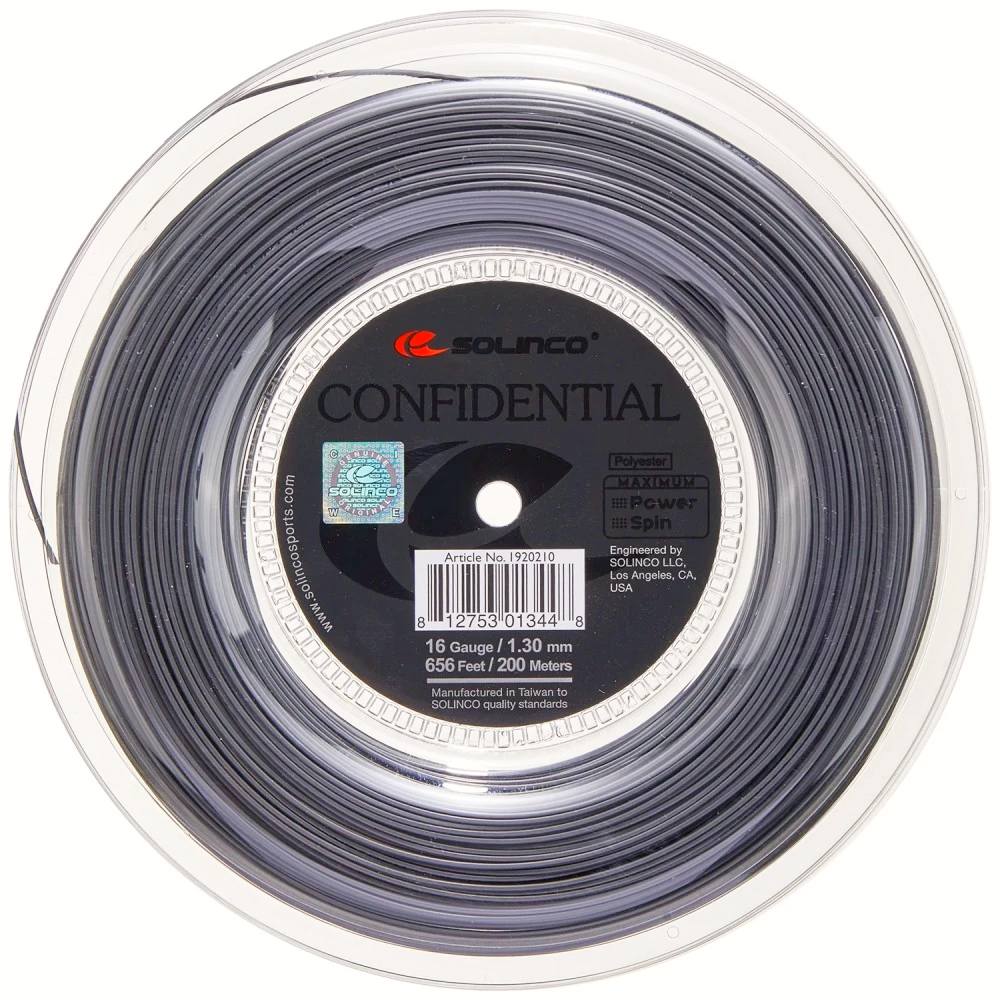 Cordage tennis solinco Confidential 1,25mm