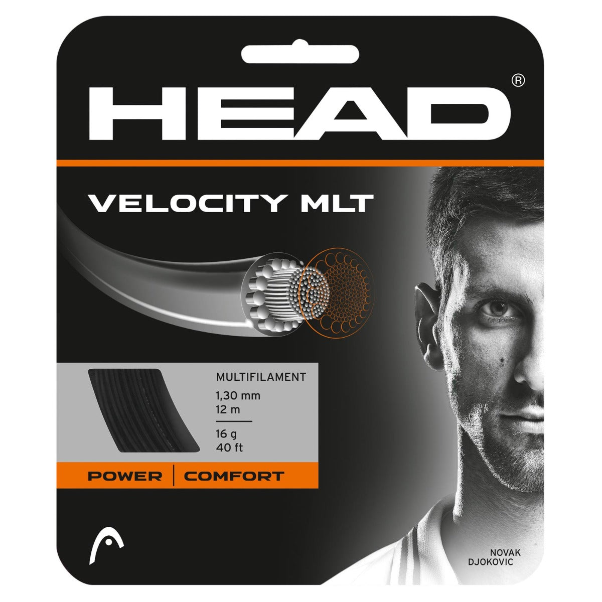 Cordage de tennis head velocity mlt 1 25mm