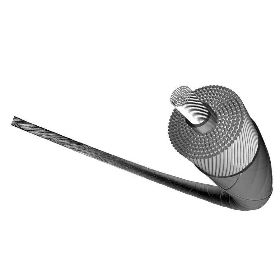 Cordage de tennis isospeed energetic 1 structure