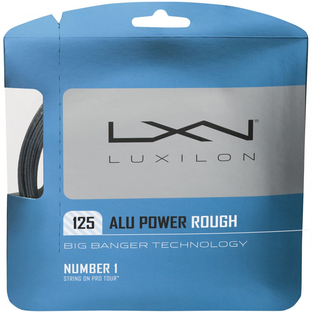 Cordage Tennis Luxilon Big Banger Alu Power Rough 12m argenté