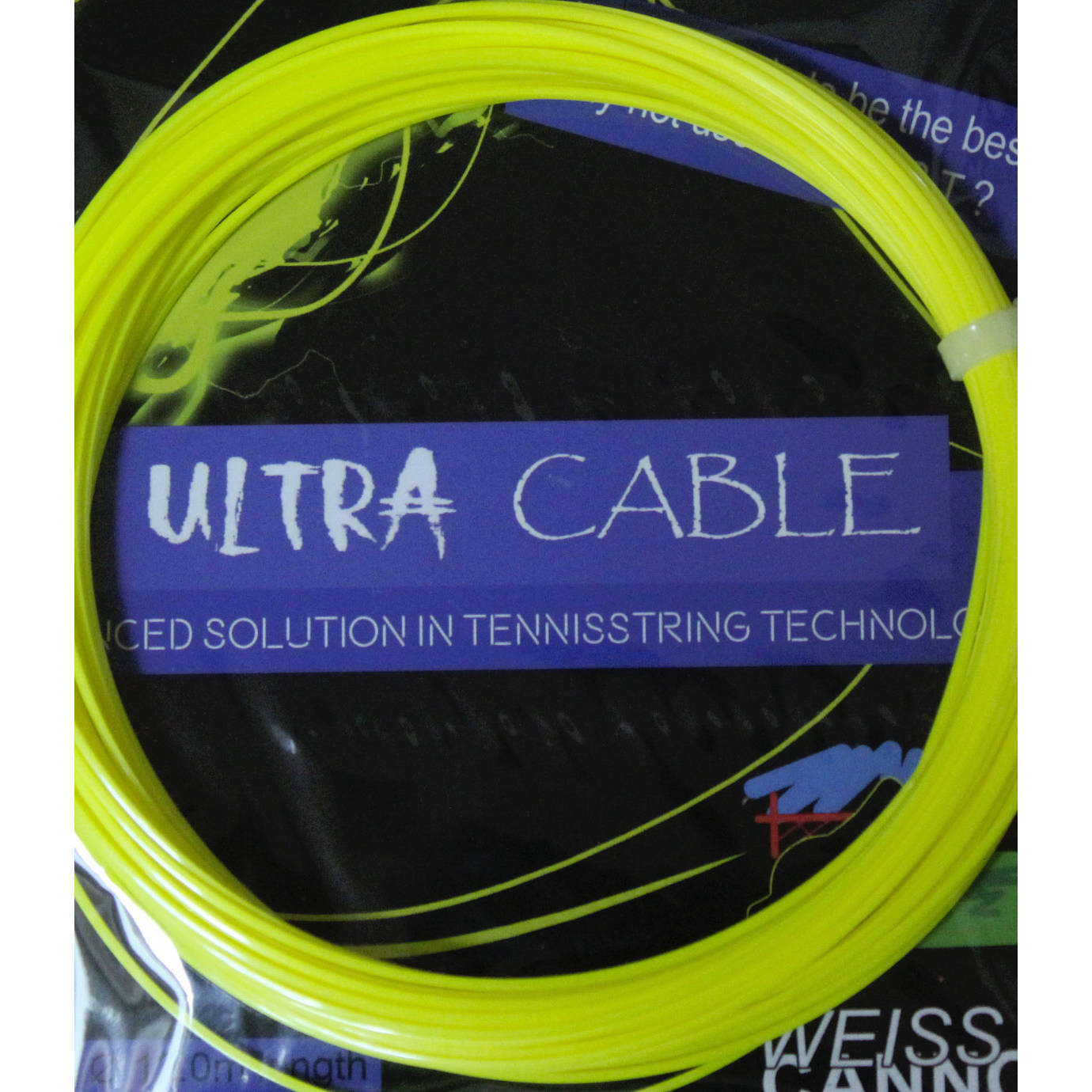 Cordage de tennis weiss cannon ultra cable 1 zoom